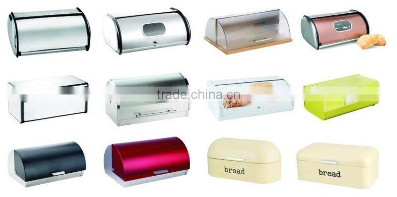 new style low cost durable high quality french stainless steel bread box