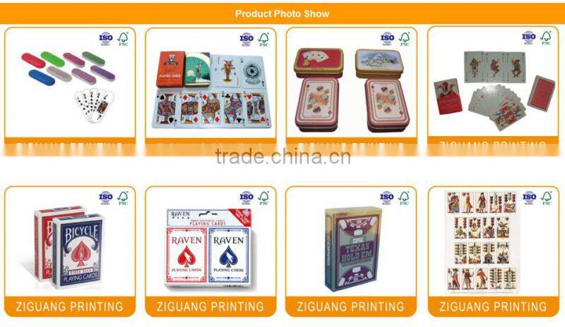 Customized plastic playing card