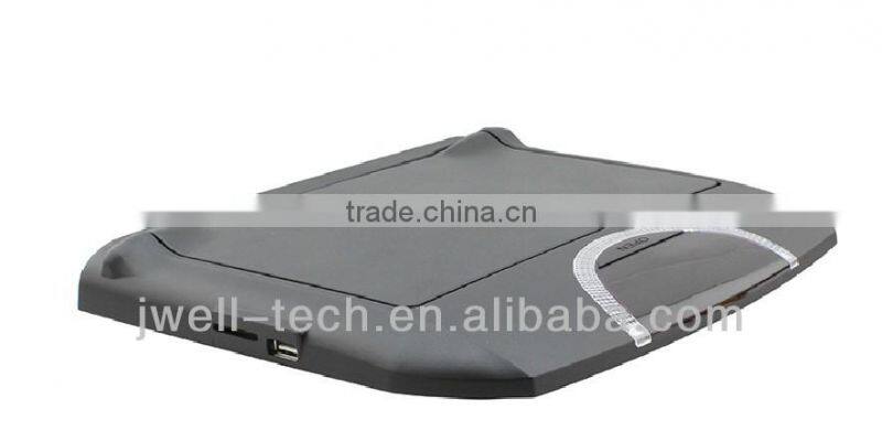 9 inch vehicle flip down dvd player with usb port sd slot