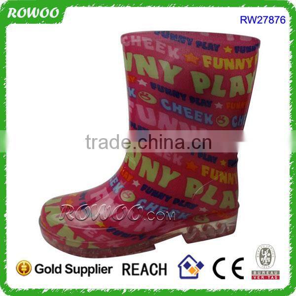 women ankle boot eva boots, rain boot custom printing, rain boot women with heel