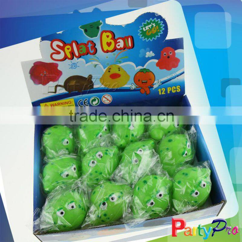 Partypro 2015 China Supplier Hot Sale New Product Splat Frog High Quality Splat Ball TPR Frog