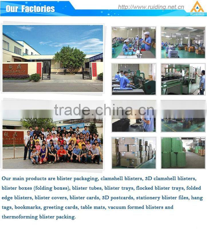 retail blister light box for glove packing