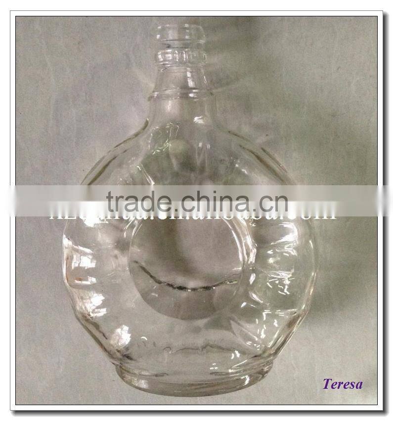 wholesale 100ml glass wine liquor bottle