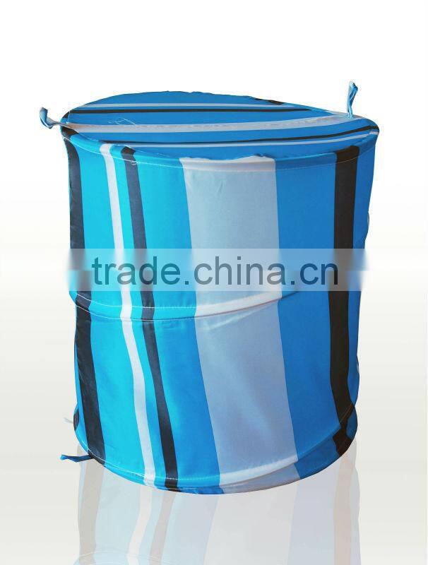 Foldable pop up Bath Hamper for home, factory directly small MOQ acceptable bathroom launtry bag
