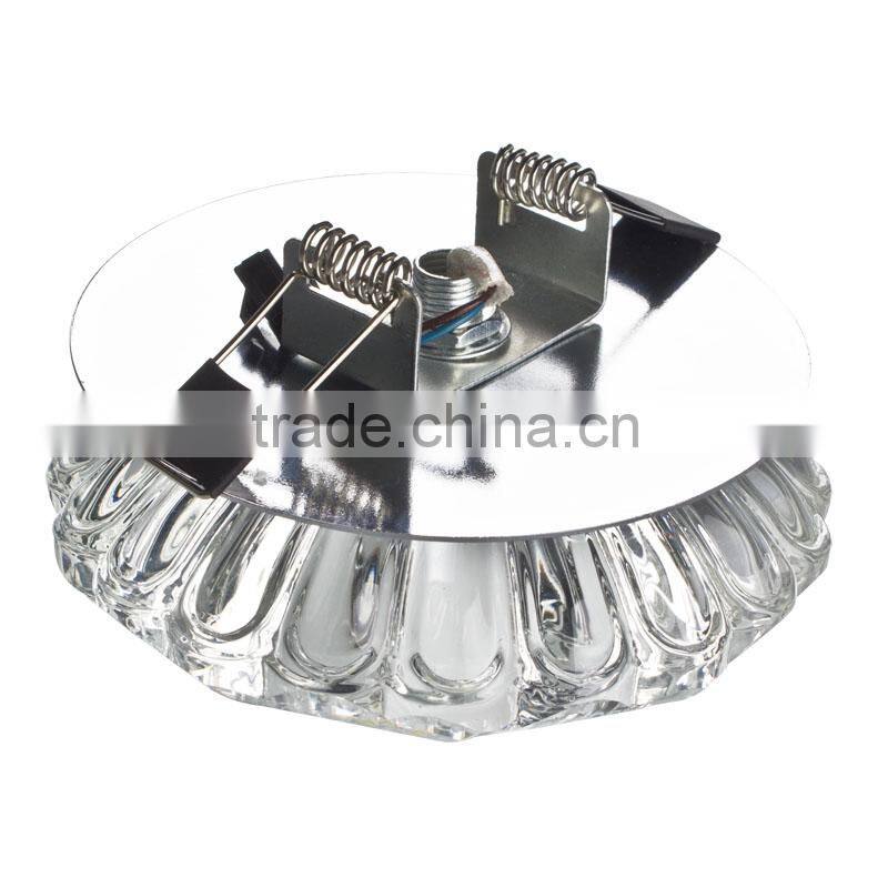 3W AC85-265V LED spot light 210LM Crystal shade +Stainless steel chassis for corridor washroom