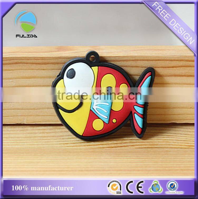 starfish shaped soft PVC rubber decorative fridge magnet