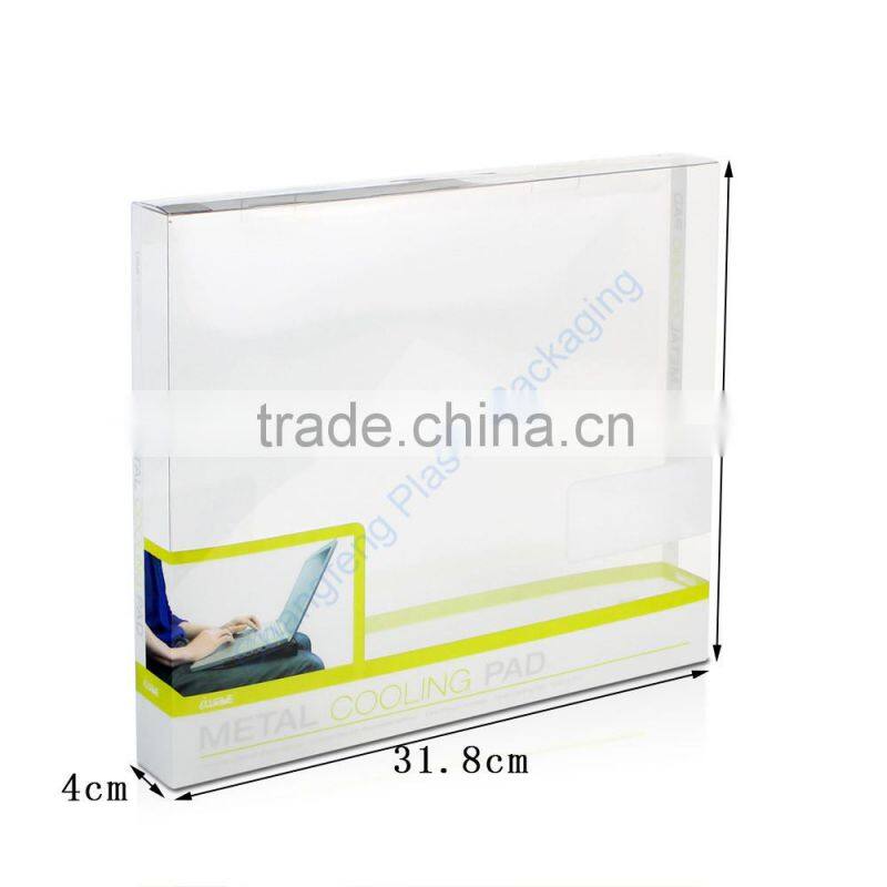 Transparent pet plastic laptop packaging box
