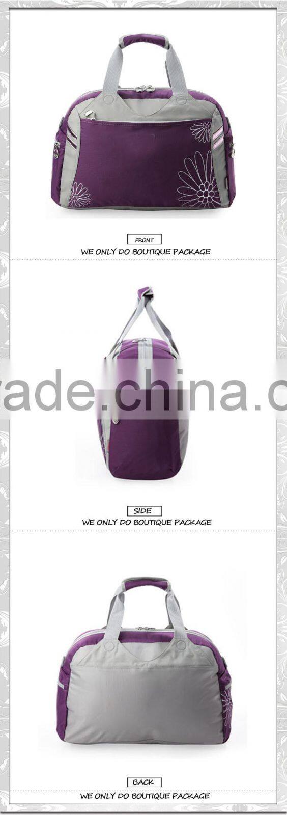 Promotional Waterproof Polyester fancy travel duffel bag
