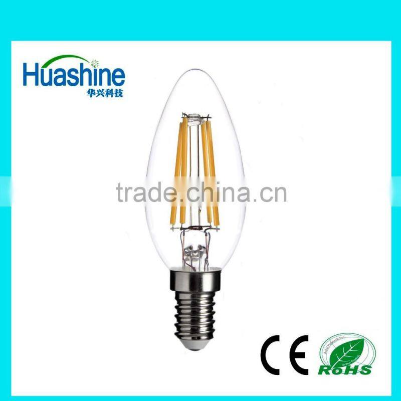 2016 new G45 E27 filament G45-2H 3W led e27 3w dimmable led filament led filament bulb