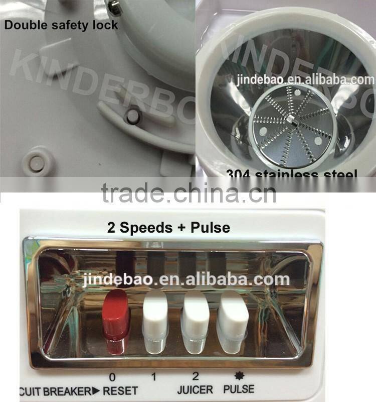 High quality 4 in 1 multifunction fruit and vegetable juicer extractor