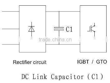 dc link capacitor calculation, dc link film capacitor, DKMJ-S series