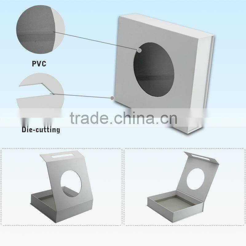 Paper Gift Box with Clear PVC Window for Cosmetic
