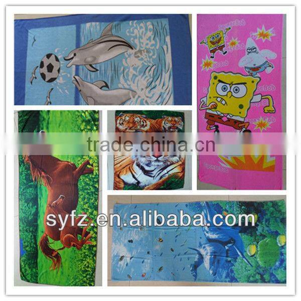factory promotion custom print beach towel