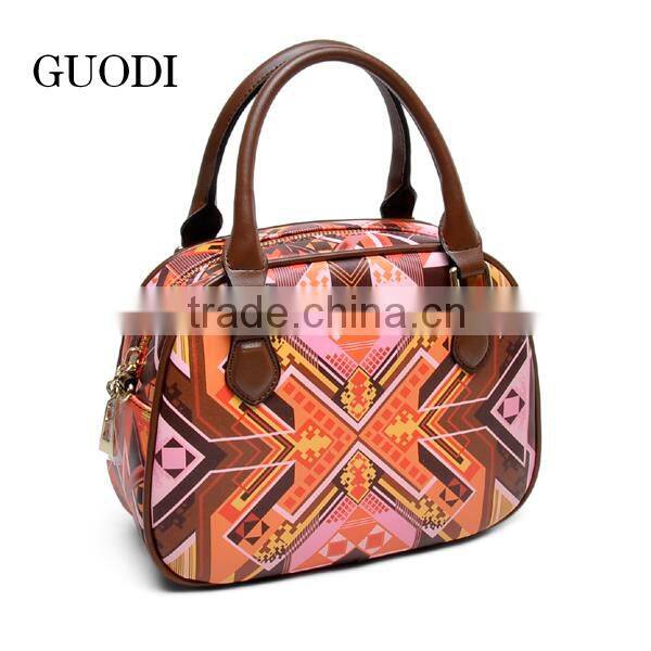 New style beautiful fashion genuine leather bag for ladies
