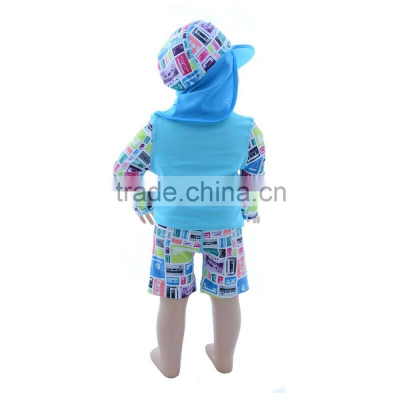 2015 Hot Sale Alva Girls Rash Guards UPF 50+ Clothes with Sun Protection Baby Suit