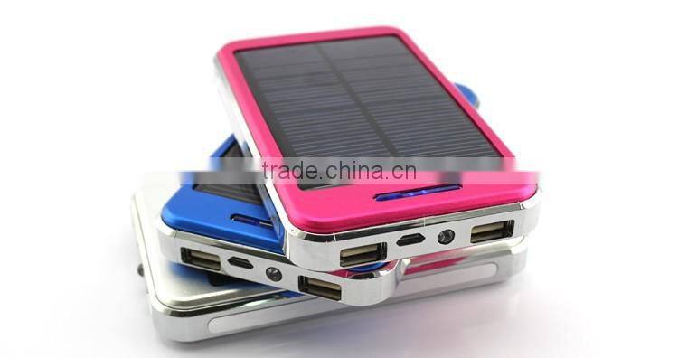 Large Capacity Cellphone Solar Power Bank 11200mah, outdoor power bank
