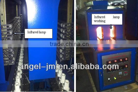 4 bottles one time PET bottle blow moulding equipment for bottled drinking water factory