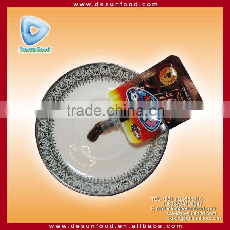 CHOCO MIX bag packing sucker creamy liquid chocolate