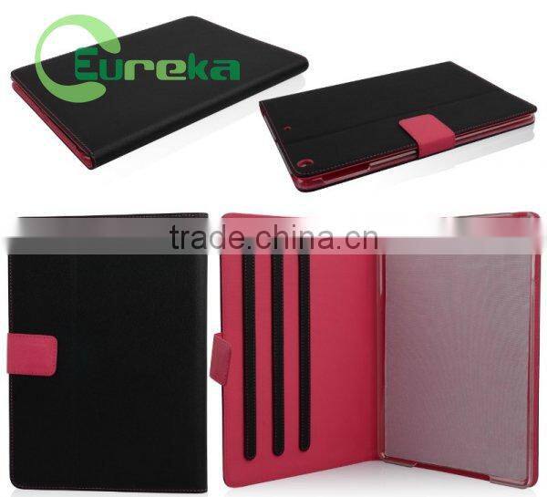 Hottest tablet protective hybrid leather flip case for ipad mini
