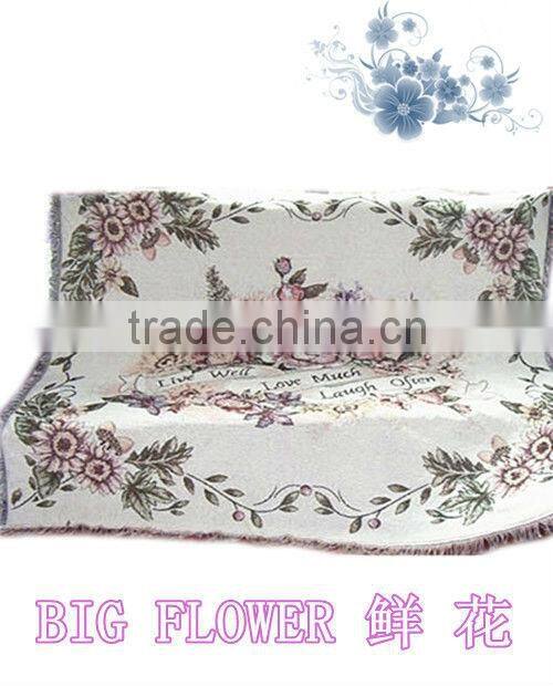 2015 Gobelin tapestry jacquard cotton memorial sofa throws, blanket