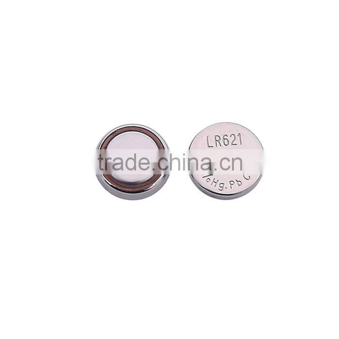 Mercury and cadmium 0% hg pb alkaline button cell battery lr621 ag1 manufacturer