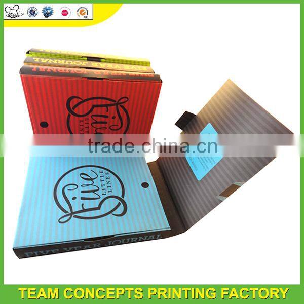 Customer design journal book packing printing box