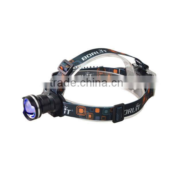 (10085) 395nm High Power AA Battery Zoom LED UV Headlamp for Hunting