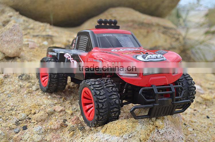 RC Truck 1/16 Scale Electric 2.4Ghz 4WD High Speed Remote Controlled Car Off Road Ready to Run