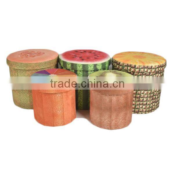 Customized Collapsible Storage Ottoman