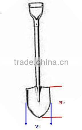 ABS material poly snow shovel with short handle