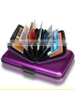 bank card case aluminum wallet