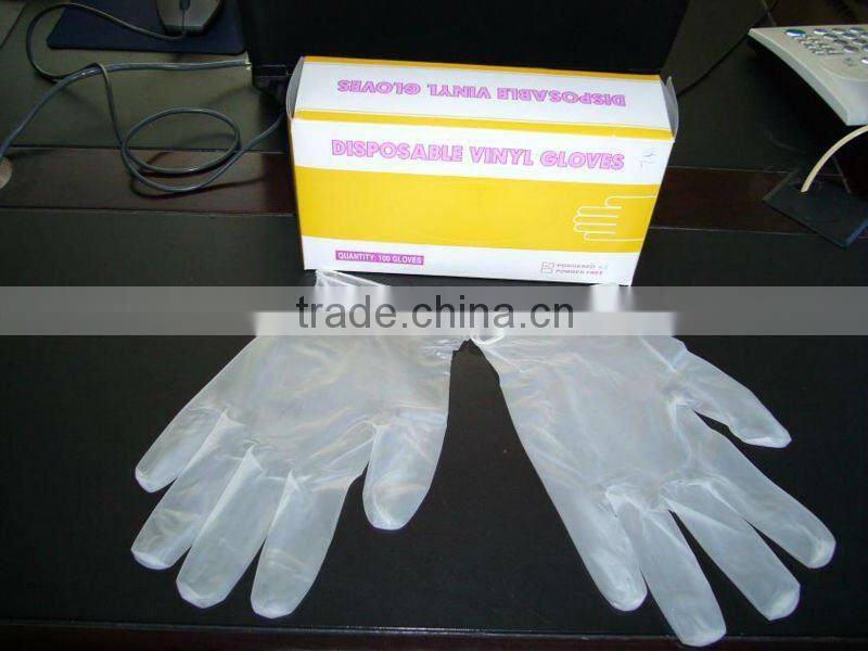 vinyl pvc powder free disposable gloves