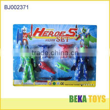 Popular toys for boys kids best small toy hero superman with armor and weapon