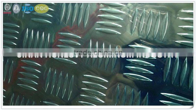 H24 H14 H32 5052 1200 3003 anti-slip plastic tread plate sheets
