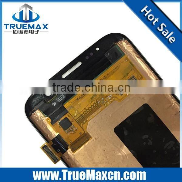 Cheap Displays for Samsung S7 Edge LCD Screen Black Gold