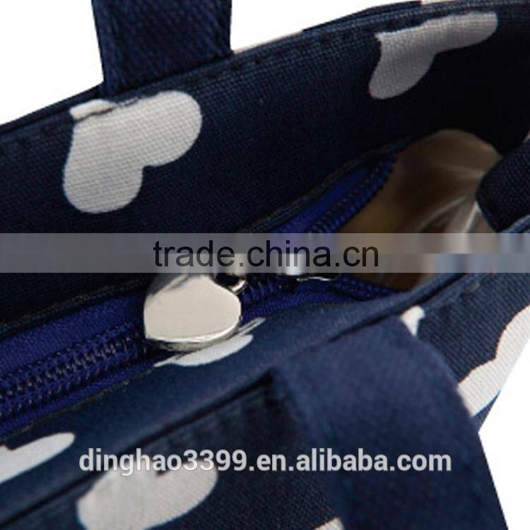 New Brand Designer Fashion Canvas Flower Shoulder Handbag beach bag Shopping Bag Shoulder Totes Bags Lunch Bag