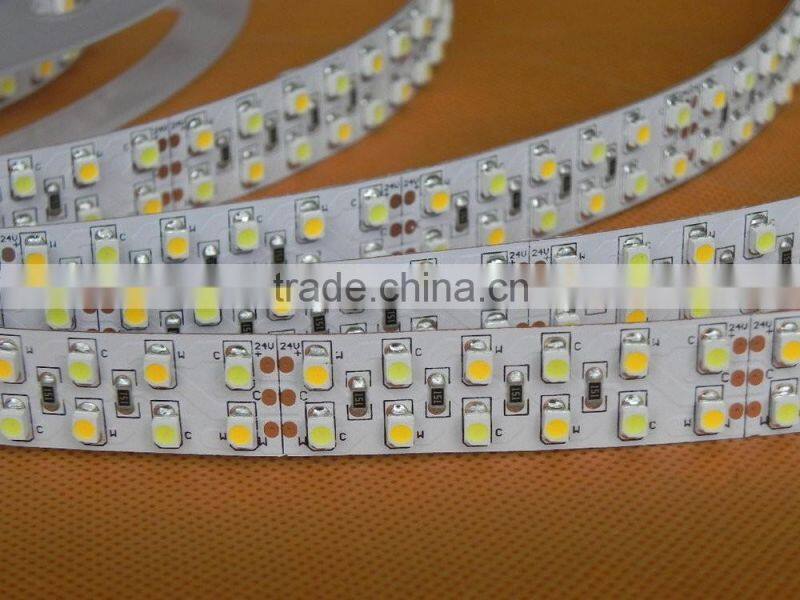 2016 NEW STRIP smd3528 ip20 240led/m strip ww cw indoor strip Double Line