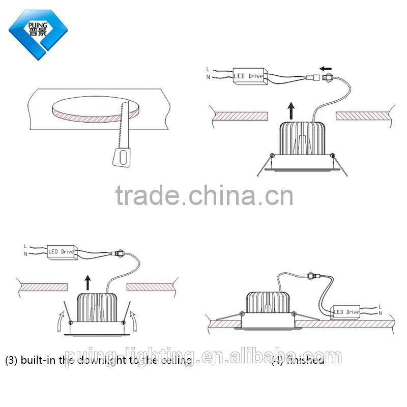 led light 30w home lights LED COB Recessed Downlight