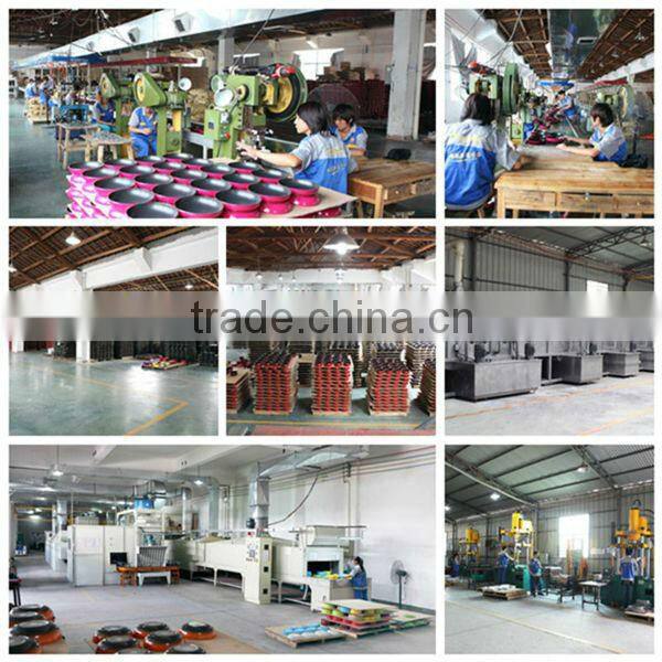 Aluminumnon-sticking fry pan with bakelite handle and induction bottom