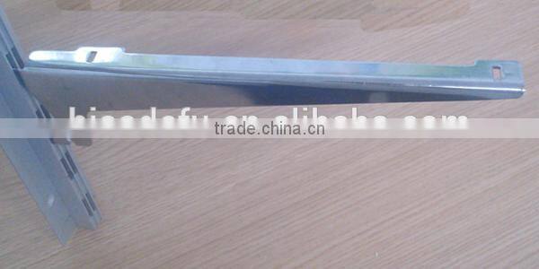 Metal Chrome Glass Shelf Bracket Wood Pannel Support