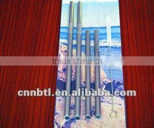Stainless steel straight straw