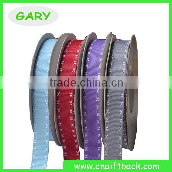 1.5cm Grosgrain Printed Ribbon Grosgrain Designer Floral Print Ribbon