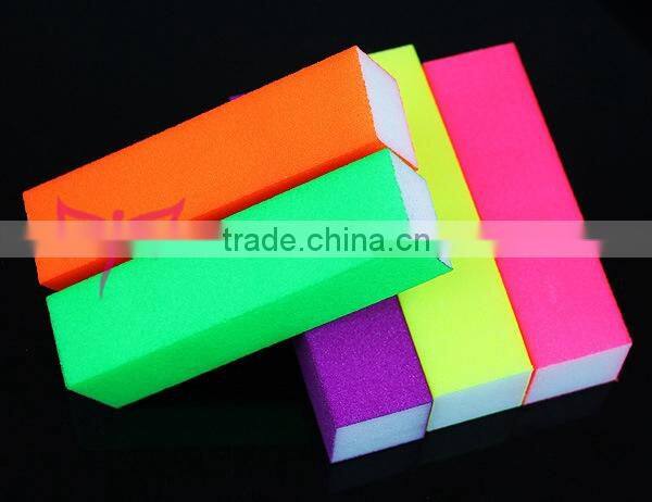 2015 new nail block,Nail Art Manicure 4 Way Shiner Sanding File Nail Buffer Block
