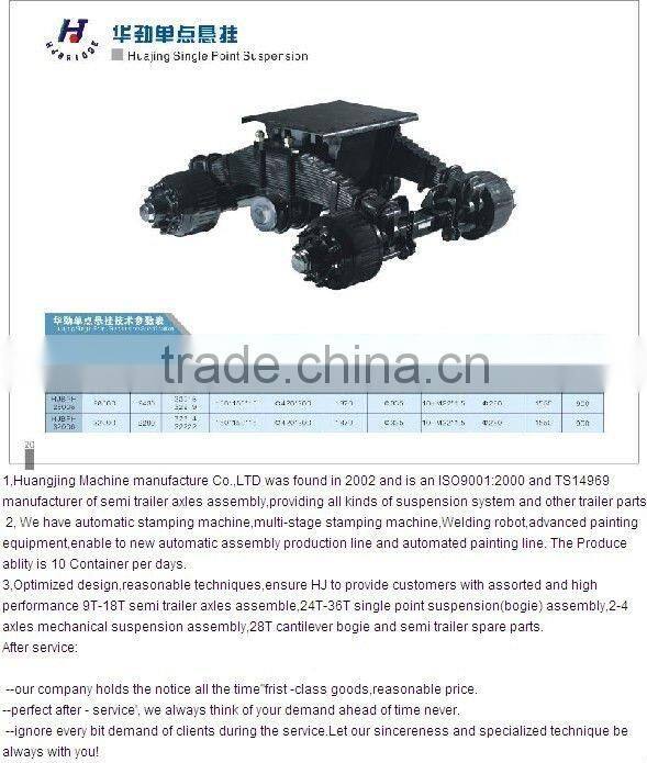 32T 10 hole type bogie axle with brake drum