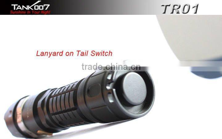 Big Power Rechargeable flashlight WithCree XP-G R5 Gun Lamp TANK007 TR01