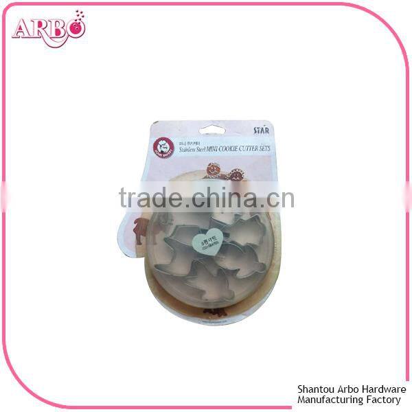 different shapes stainless steel cookie cutter