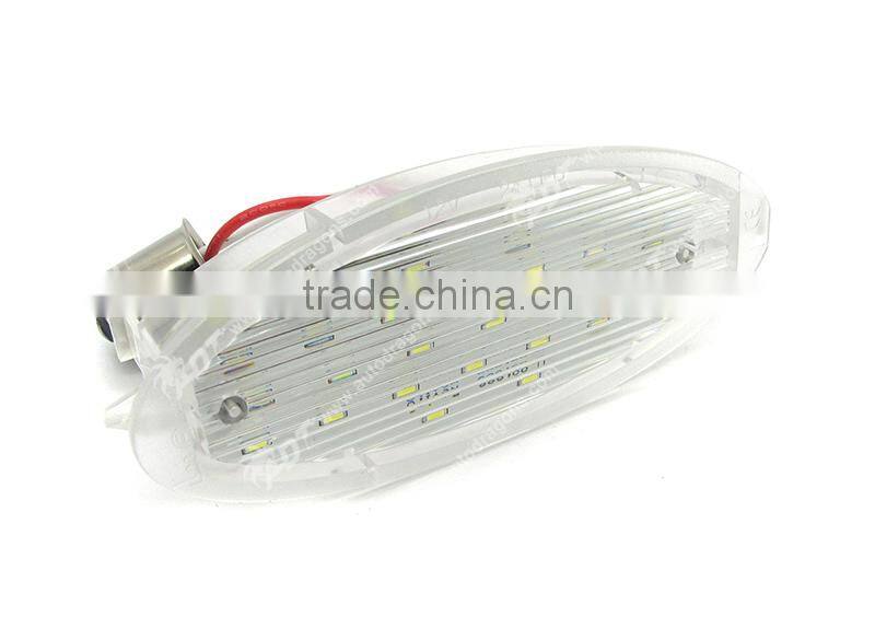 High quality canbus license plate lamp super white 6000K for Astra with Emark