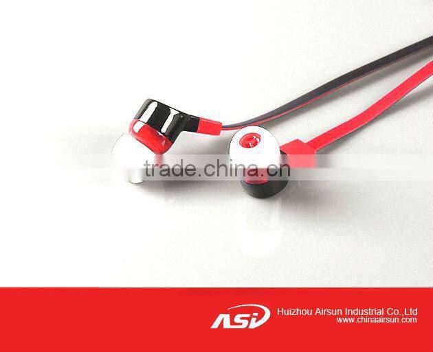 Earphone With Flat Wire