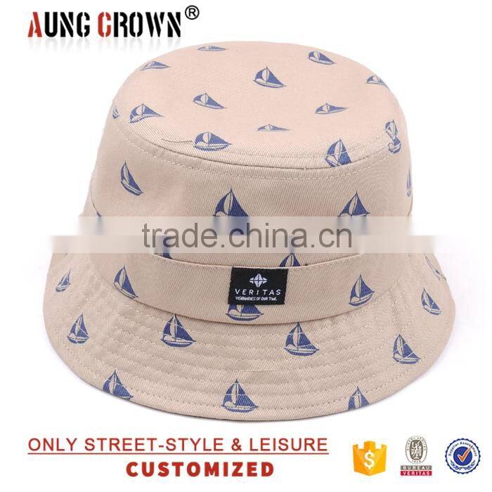fashion cheap lovely 100% cotton bucket hat/cap