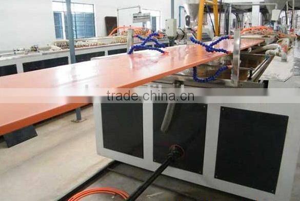 China supplier wpc pvc board making machinery/production line